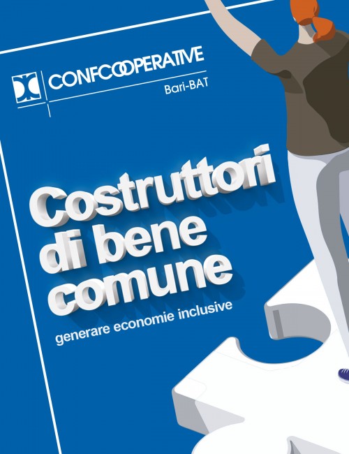 Confcooperative Bari-BAT - Creatività dell'evento dell'Assemblea Interprovinciale, progettazione immagine, insegne e proiezione video durante l'evento (2020)