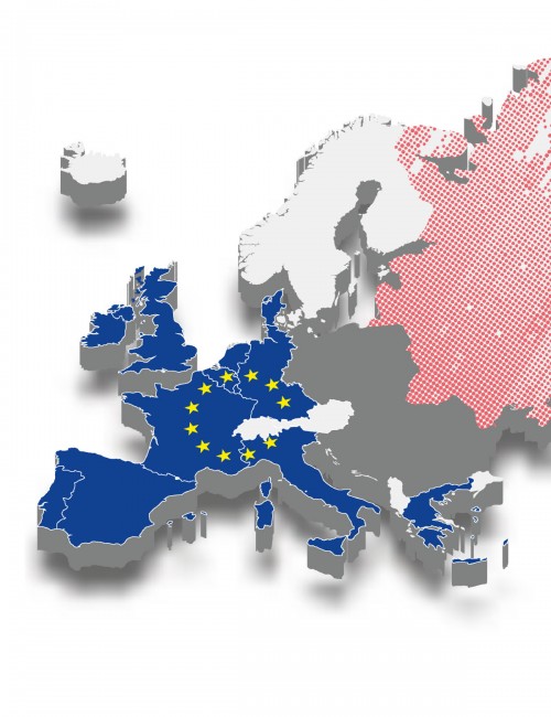 European University Institute - Ideazione e creazione mappa interattiva per progetto Paneur, sviluppo css e html5 per il portale del progetto dell'Università (2017-2020)